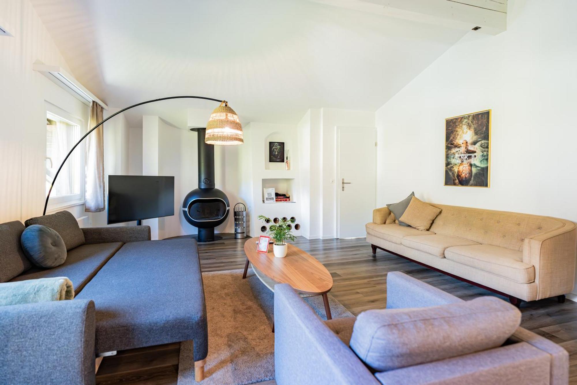 Unique Penthouse With Gallery And Mountain View Kandersteg Exteriér fotografie
